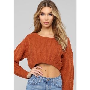 Fashion Nova Cropped Sweater